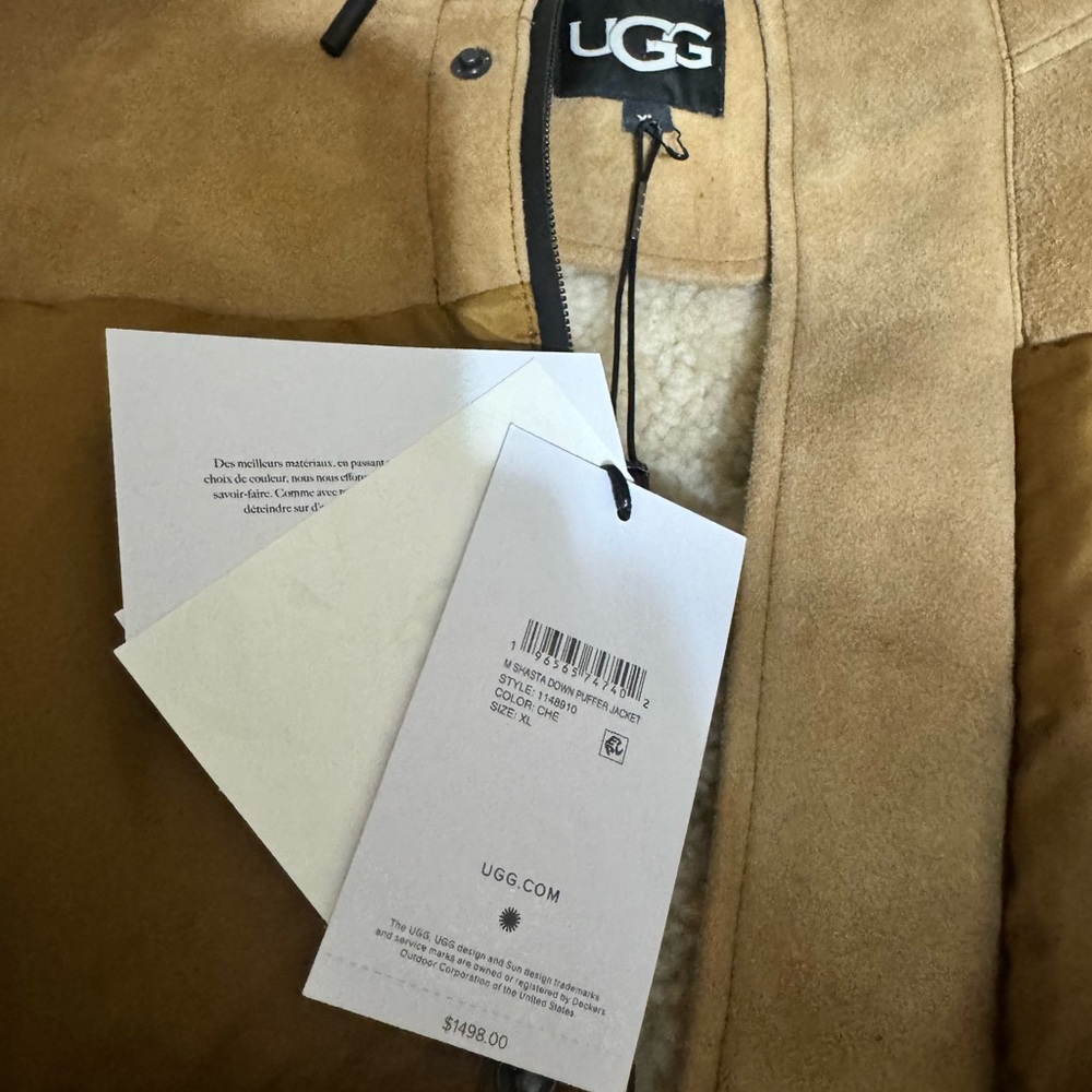 UGG shearling leather jacket - Picture 2 of 16